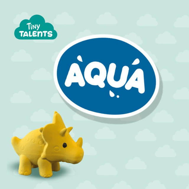 SES Tiny Talents Bad Triceratops 100% natuurlijk rubber