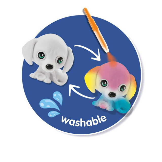 SES Creative Blow airbrush pennen Puppies surprise 3x