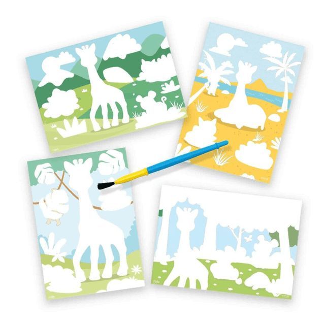 SES Creative Sophie la girafe  Kleuren met water