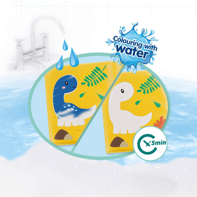 SES Tiny Talents Badboek Kleuren Met Water Dino's