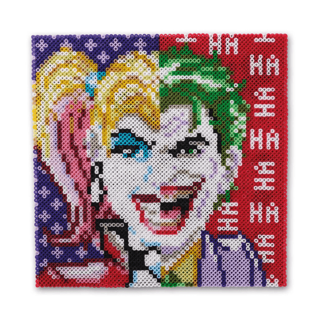 SES Creative DC Comics  Joker and Harley Quinn strijkkralen kleurenmix
