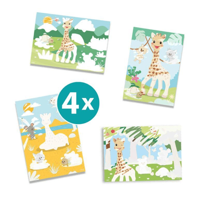 SES Creative Sophie la girafe  Kleuren met water