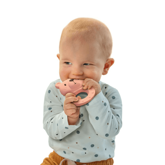 SES Tiny Talents Bijtspeeltje Bo beer 100% natuurrubber