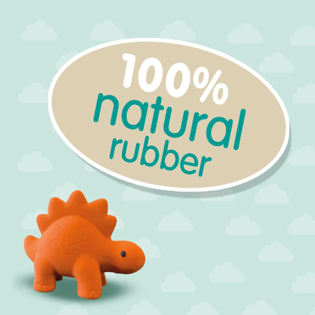 SES Tiny Talents Bad Stegosaurus 100% natuurlijk rubber