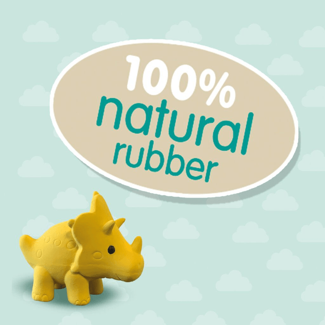SES Tiny Talents Bad Triceratops 100% natuurlijk rubber