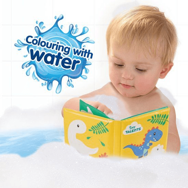 SES Tiny Talents Badboek Kleuren Met Water Dino's