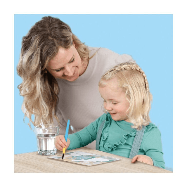 SES Creative Kleuren met water kleurboek Fantasy editie (inclusief waterstift)