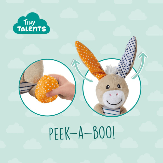 SES Tiny Talents Donkey/Ezel Kiekeboe knuffel